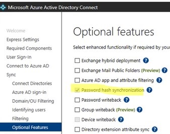 azuread-connect: enable password hash sync