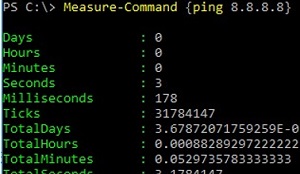 measure windows command execution time