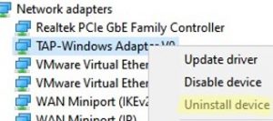 OpenVPN Error: All TAP-Windows Adapters Are Currently in Use - Power ...