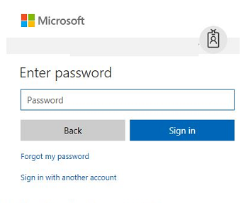 Outlook 2019/2016/365 Prompts for Microsoft Account Login
