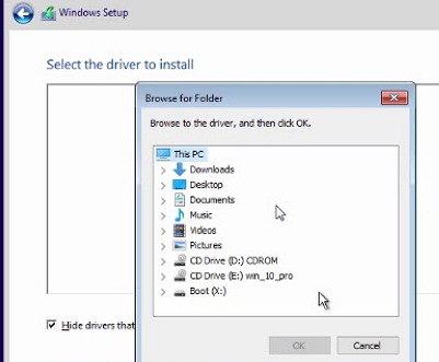 Load Red Hat VirtIO SCSI pass-through controller driver in Windows Setup