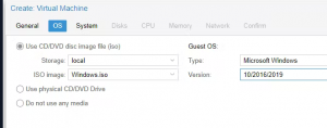 install windows 10 vm proxmox