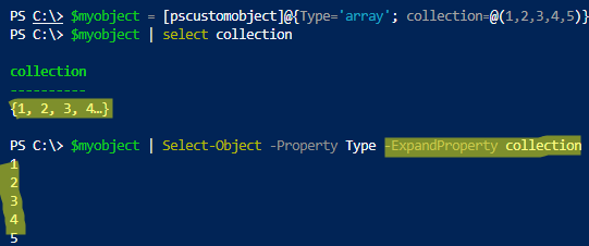 Using ExpandProperty for Select-Object