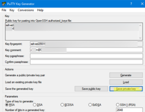 putty unable to open private key file