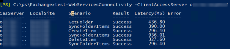 ONGOING OUTLOOK CONNECTION ISSUES TO EXCHANGE SERVER 2016 visual data 5