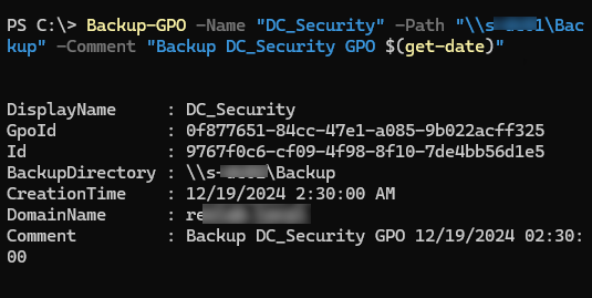 Backup-GPO - powershell cmdlet